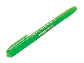 CANETA DESTACA TEXTO VERDE...