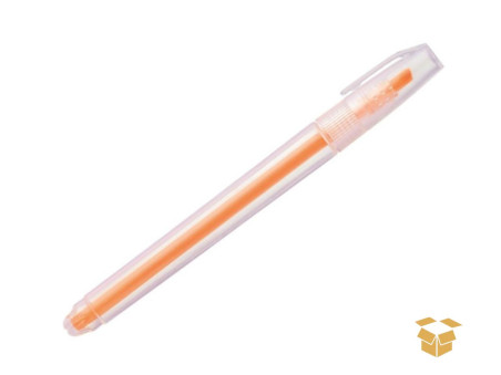 CANETA DESTACA TEXTO LARANJA BAZZE C/12