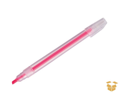 CANETA DESTACA TEXTO ROSA BAZZE C/12