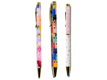 CANETA ESF.MIX COLORS AZUL 1.0MM-AV