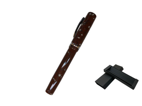 CANETA ESF.VERMELHO ESCURO/MARROM+EST