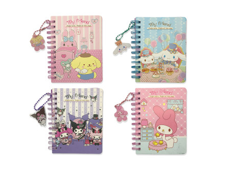 CADERNETA ESP. 70F.C/PINGENTE 9X11 CF.