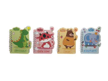 CADERNETA ESP. 60F. ANIMAIS 7X11 CF.