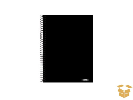 CADERNETA ESP. 64F.PRETA 10X14CM.CD.C/5