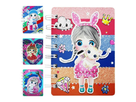 CADERNETA ESP. 60F.GIRLS 09X11-CD