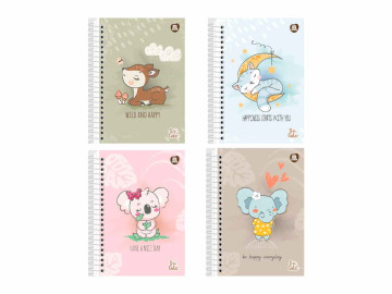 CADERNETA ESP. 80F.SO CUTE...