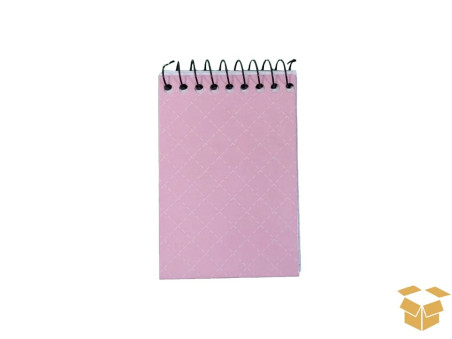 CADERNETA ESP. 64F.ROSA 07X10 VERT.C/10