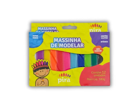 MASSA MODELAR 12 CORES PIRA MM-180G