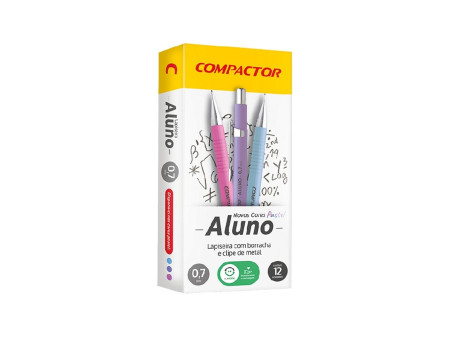 LAPISEIRA 0,7 COMPACTOR ALUNO PAST.C/12