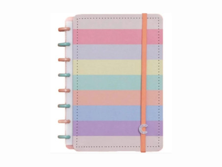 CADERNO INTELIG. 80F.ARCO IRIS P.