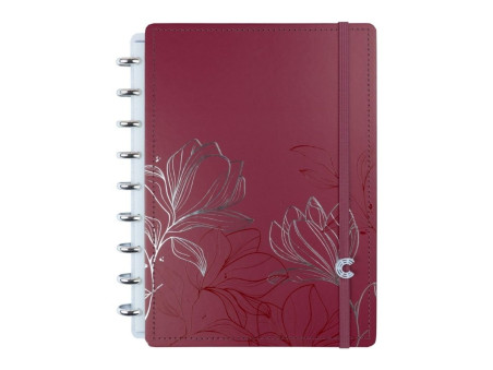 CADERNO INTELIG. 80F.BRUNA T.CHERRY P.