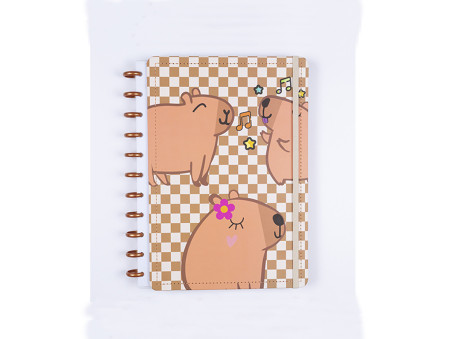 CADERNO INTELIG. 80F.1M.CAPIVARA P