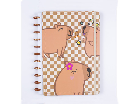 CADERNO INTELIG. 80F.1M.CAPIVARA M