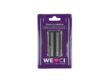 DISCOS + ELASTICOS PRETO G