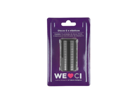 DISCOS + ELASTICOS PRETO G