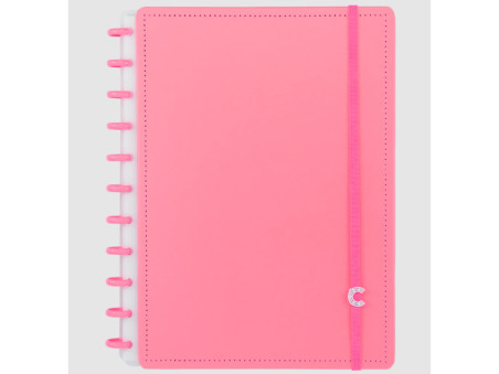 CADERNO INTELIG. 80F.ALL PINK GRANDE 90G