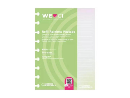 REFIL CAD.INTEL. 30F.UNIV.RAINBOW 120G.