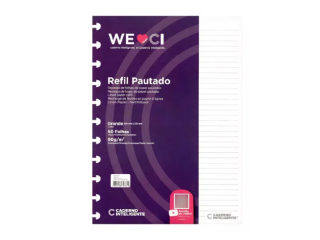 REFIL CAD.INTEL. 50F.COLEGIAL BR.90G.