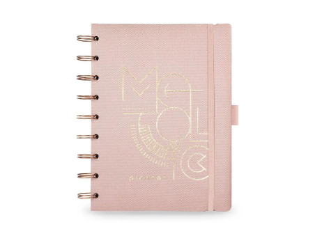 CADERNO INTELIG. 70F.METALLIC RS.C/ELAST