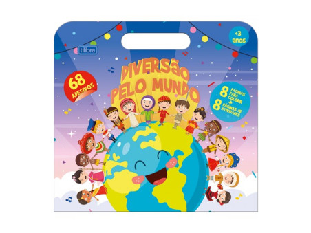 LIVRO ATIV.DIVERSAO PELO MUNDO+68 ADES.