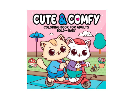 LIVRO COL.CUTE&COMFY COLORING ADUL 5 32F