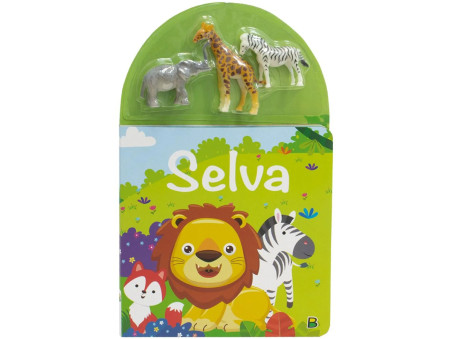 LIVRO INF.AVENTURA PEQ.SELVA+BRINQUEDO