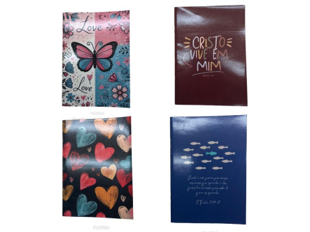 CADERNO COLORIR SEM PAUTA --F.