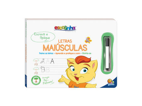 LIVRO EDU.ESCREVA E APAGUE II LET.MAI.+P