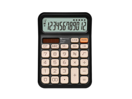 CALC.MESA 11X16 12D.PRETA BT/SL PC317