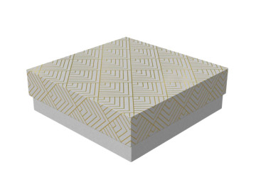 CX.12X12X04 BRANCO C/OURO-AV