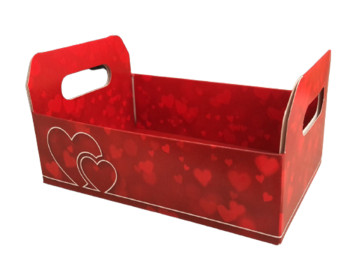 CESTA 14,5X25X18,5CM AMOR-AV.