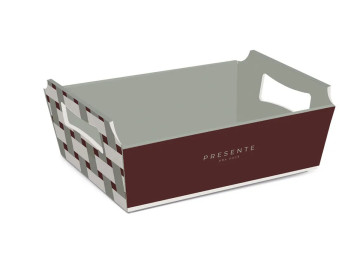 CESTA 27X18X09 BIROT OURO...