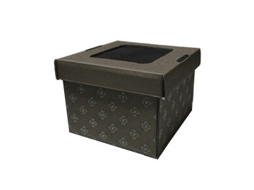 CX.16X16X12 MARROM C/VISOR-AV.