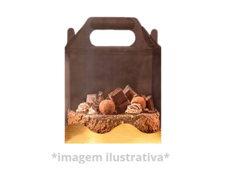 MALETA 12X12X14 CRISTAL FD.DOURADO-AV