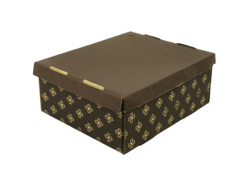 CX.26X26X12 IMPRESSO MARROM...