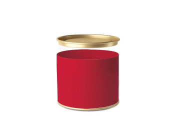 LATA P/PRESENTE 13X10 VERMELHA