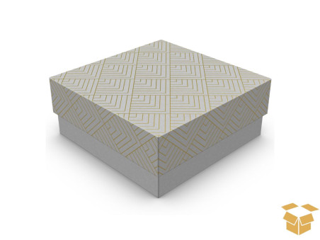 CX.09X09X04 BRANCO C/OURO C/10