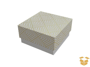 CX.06X06X03 BRANCO C/OURO C/10