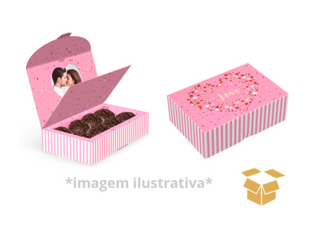 CX.19X11X04 ROSA PORTA RETRATO LOVE C/5