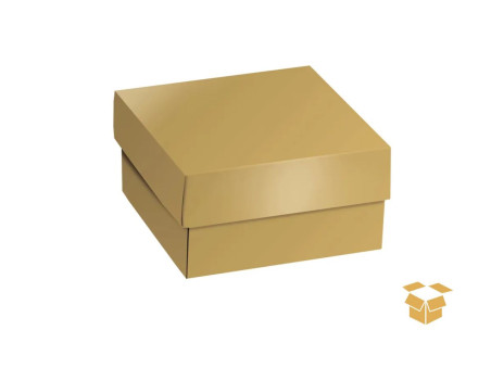 CX.10X10X4 GLAM GOLD OURO C/10