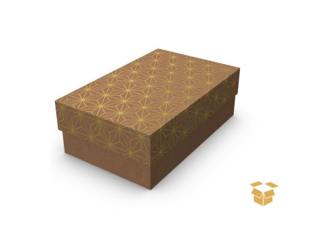 CX.10X16X05 KRAFT C/OURO C/TAMPA C/10