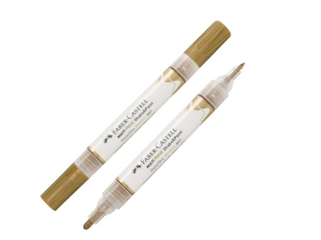 CANETA MULTIMARK SHAKE OURO 2 PONTAS