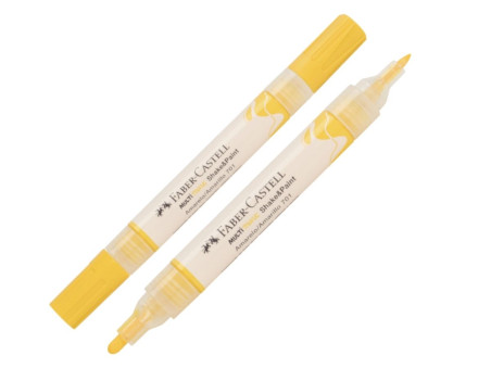 CANETA MULTIMARK SHAKE AMARELO 2 PONTAS