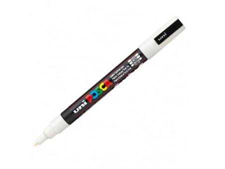 CANETA POSCA PC-3M BRANCO 0,9MM