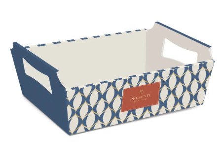 CESTA 22X15X9 WAVES AZ.-AV.