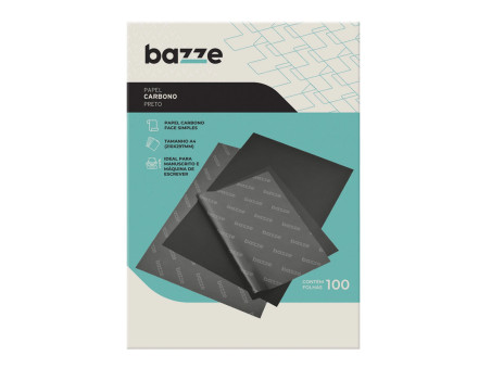 CARBONO PAPEL PRETO A4 BAZZE C/100