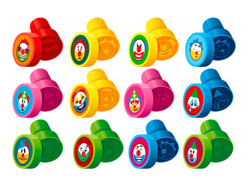 CARIMBO DESENHO PALHACINHOS...