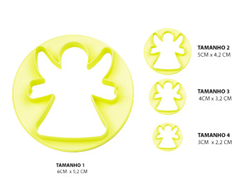 CORTADOR ANJOS C/4 PECAS