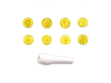 CARIMBO DECORATIVO JARDIM...