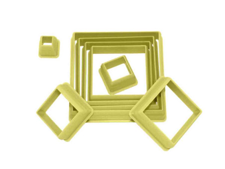 CORTADOR QUADRADO C/8 PECAS